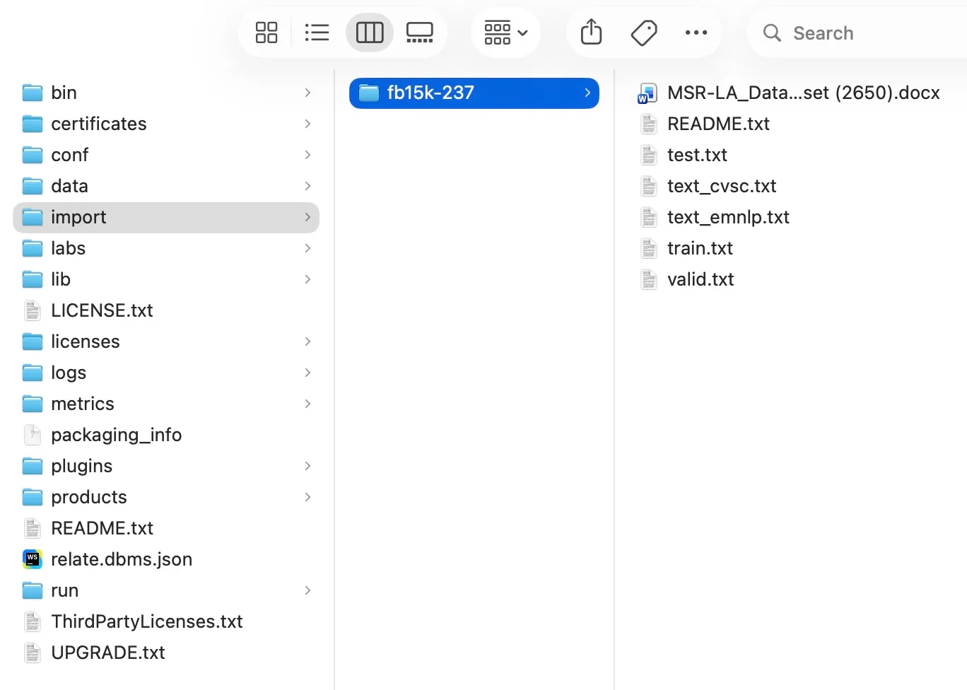 fb15k data directory
